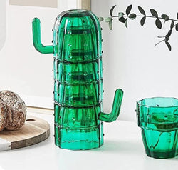 Cactus Stackable Glasses