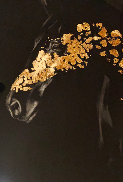 Black Horse Wall Decor