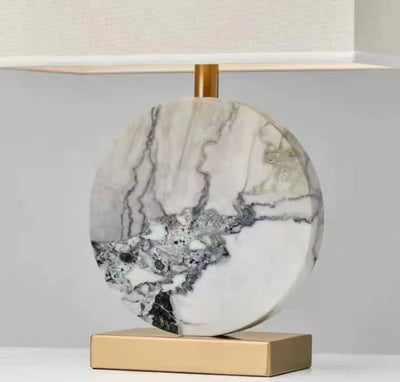 Marble Disc Table Lamp