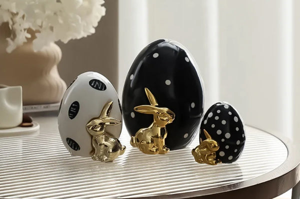 Bunny Egg Figure 3 pcs