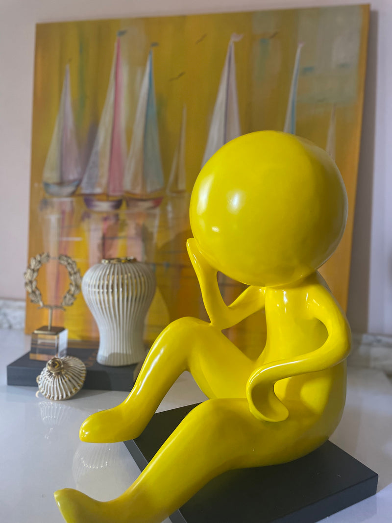 Yellow Boys Sculpture