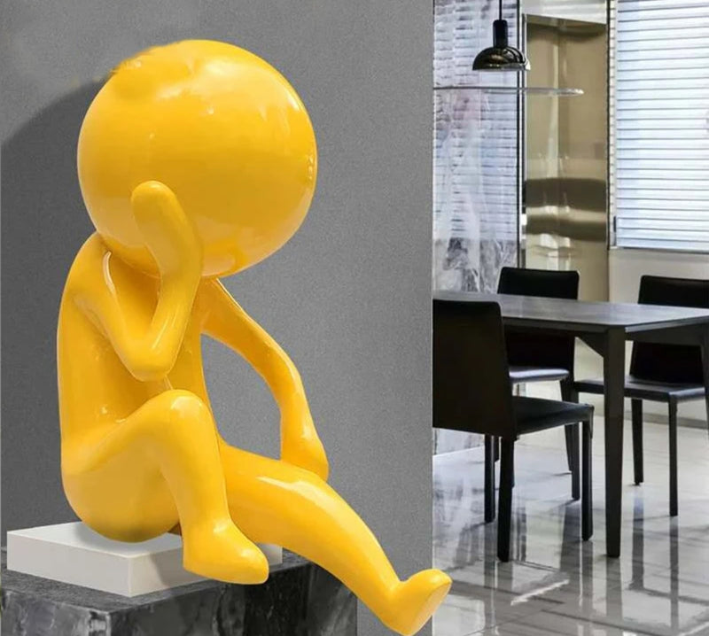 Yellow Boys Sculpture