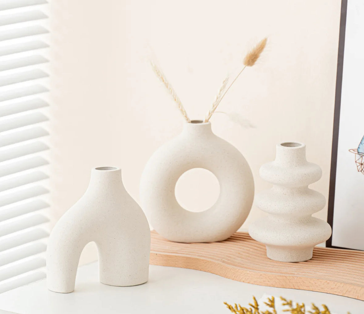 Matte Ceramic Vase Set