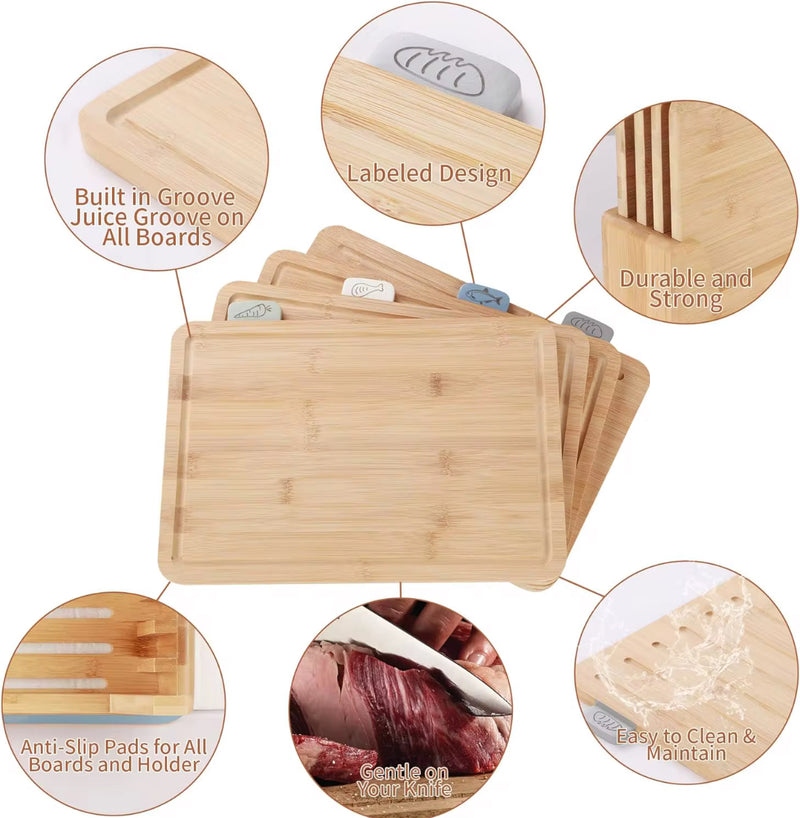 4-Piece Chopping Board Set