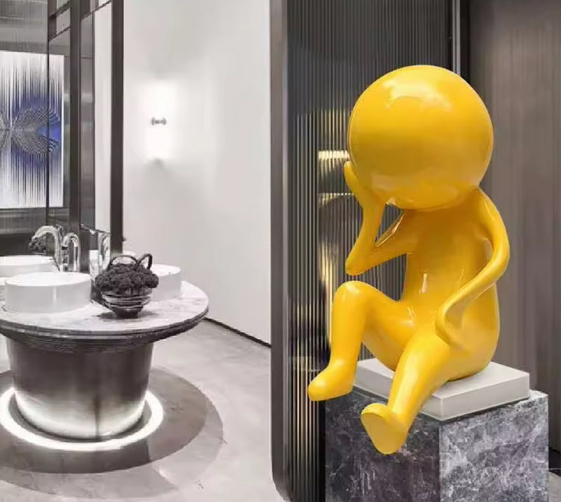 Yellow Boys Sculpture