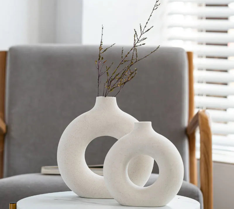 Matte Ceramic Vase Set