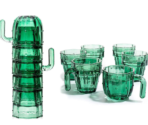 Cactus Stackable Glasses