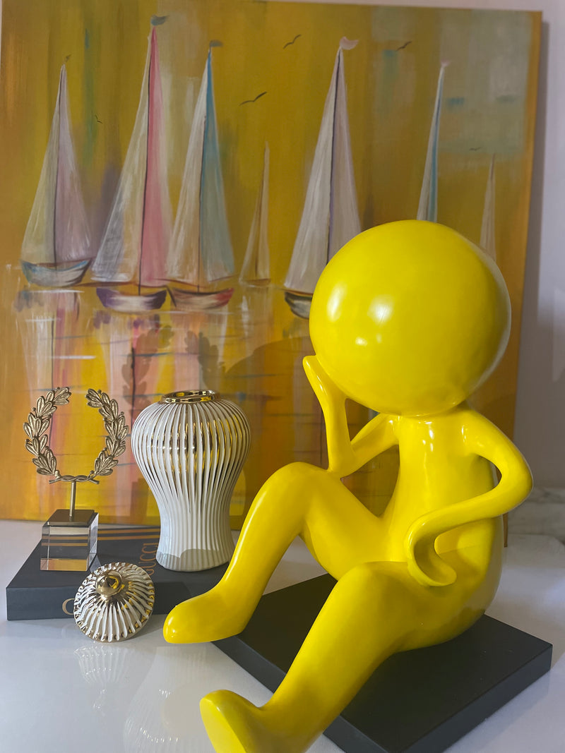 Yellow Boys Sculpture