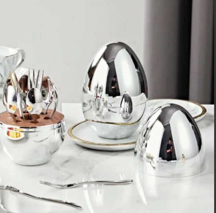 Egg Shaped Cutlery holder