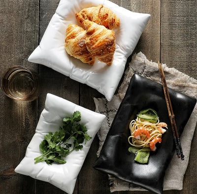 Pillow Square Appetizer Plate