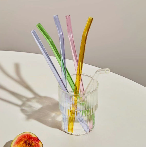 Glass Straw Set