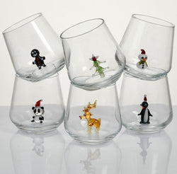 Lovely Christmas Drinkware Glass