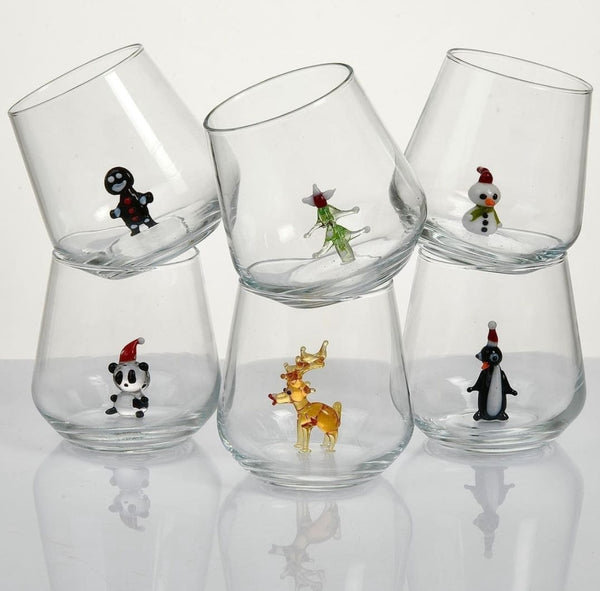 Lovely Christmas Drinkware Glass