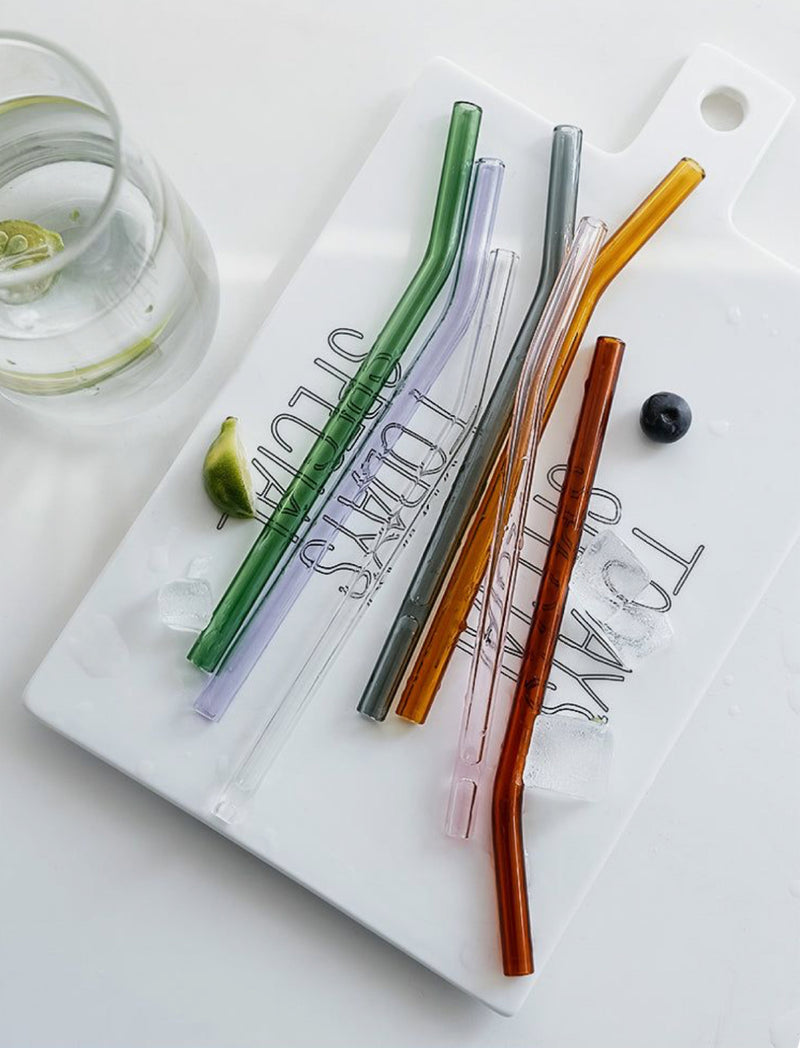 Glass Straw Set