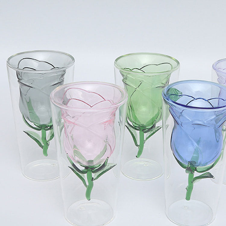 Helen Glass Rose Cup