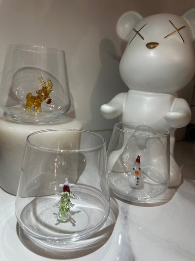 Lovely Christmas Drinkware Glass