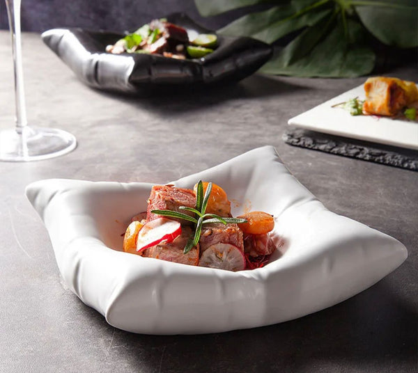 Pillow Square Appetizer Plate