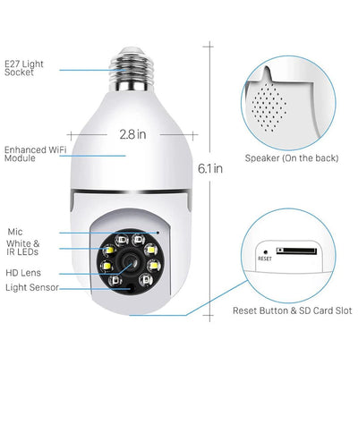 Bulb Surveillance Camera